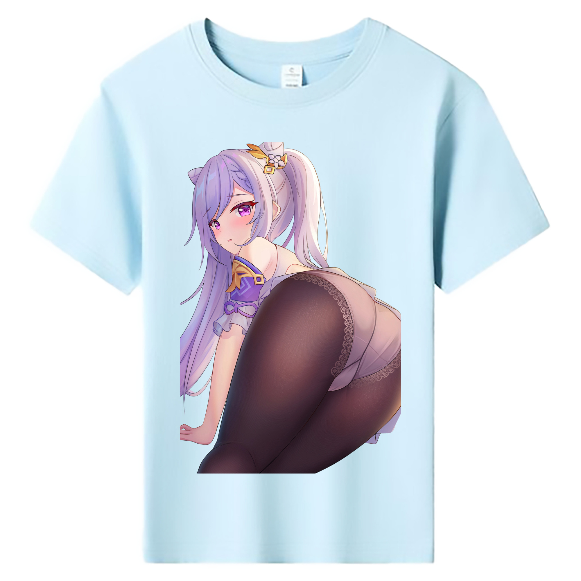 げんし神 刻晴 こくせい genshin Kokusei 綿100％キッズTシャツ（フロントプリント）
